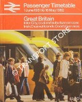 Passenger Timetable - Great Britain: Inter-City, local and suburban services, Irish, Channel Islands, Coastal Services 1 June 1981 to 16 May 1982 by British Railways
